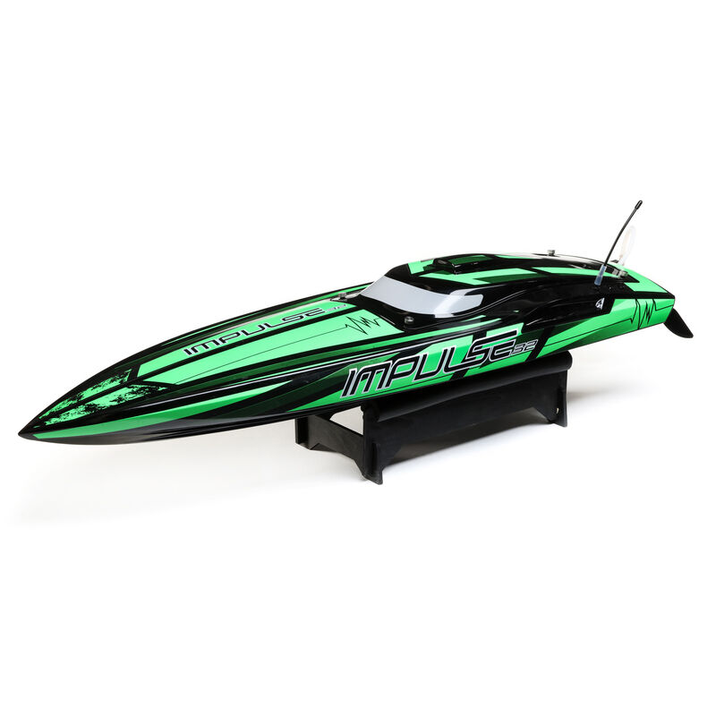 dun Ouderling troosten Impulse 32" Brushless Deep-V RTR with Smart, Black/Green (PRB08037T1)