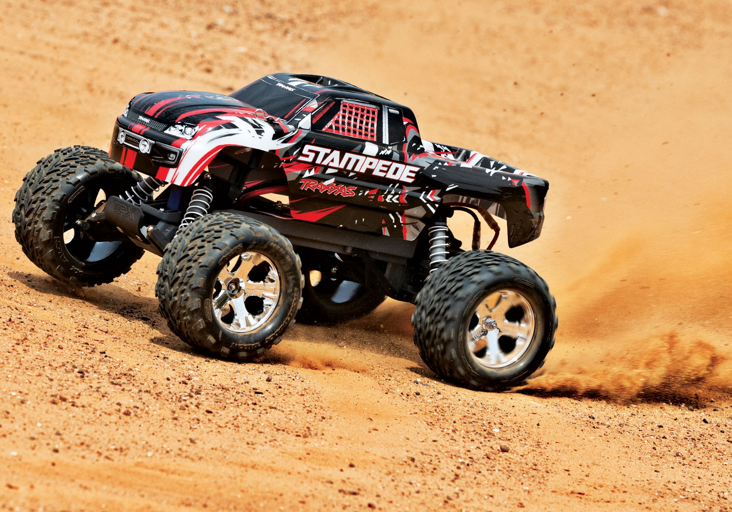 Traxxas Stampede XL5 Electro Monster Truck RTR Compleet Rood TRX360541R