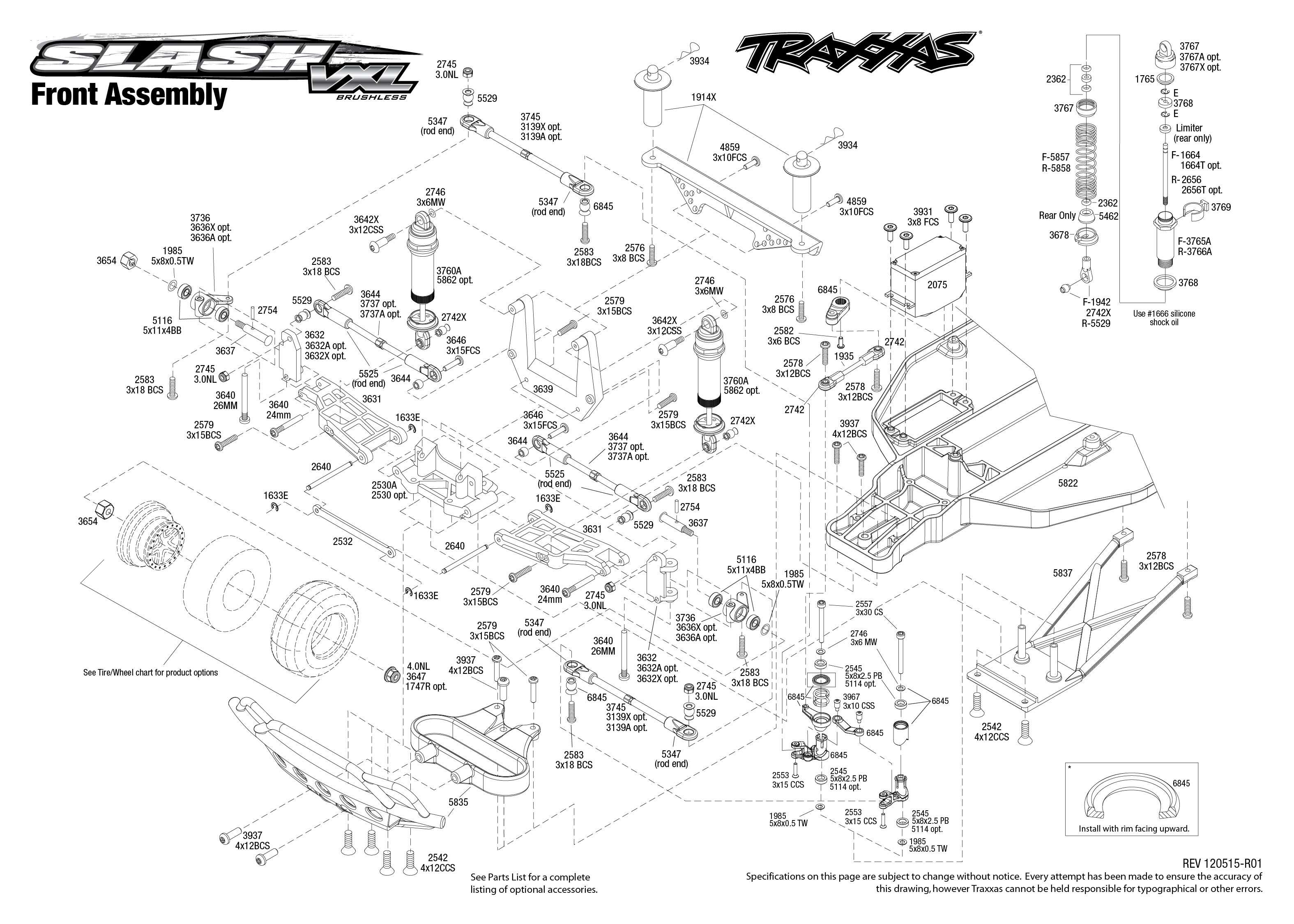 traxxas spartan exploded view