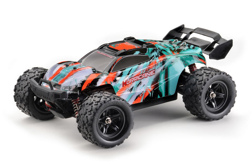 klok Verfijning Afdrukken Absima 1:18 Elektro Modelauto High Speed Truggy "HURRICANE" groen 4WD RTR