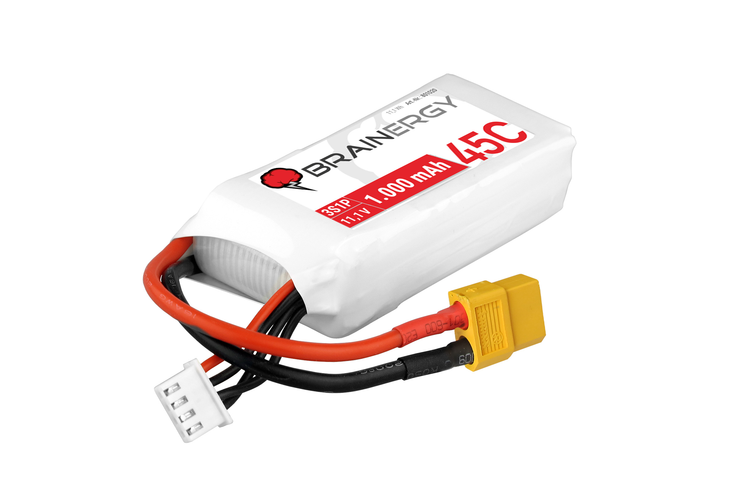 LiPo battery 3s1p 11.1V 1000mAh 45C XT60