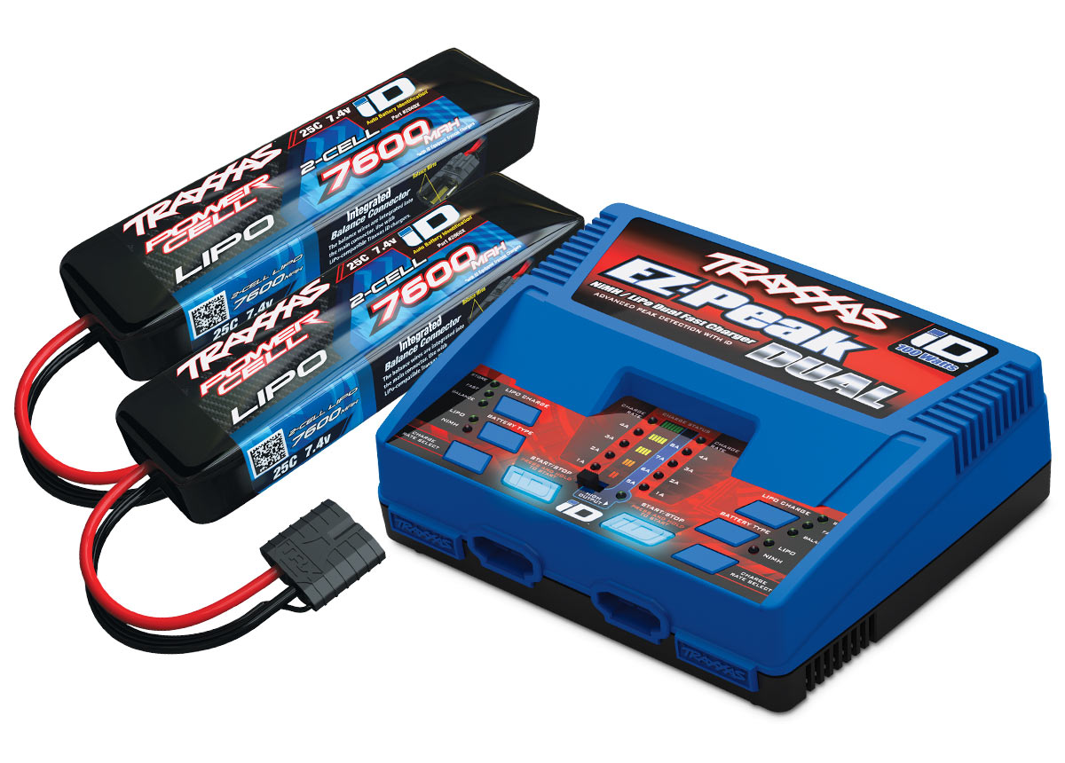 patroon Registratie nationalisme Traxxas TRX2991GX Accu / lader compleet pakket (inclusief TRX2972 Dual iD