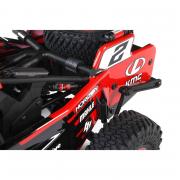 Losi 1/10 Hammer Rey U4 4WD Rock Racer Brushless RTR with Smart en AVC, Rood LOS03030T1