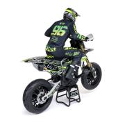 Losi 1/4 Promoto-SM FXR Supermoto Motorcycle RTR Wit Basic zonder accu en lader LOS-2272 (zomer deals)
