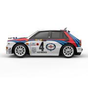 MJX Hyper GO 14302 1/14 Lancia Delta Rally 4WD RTR compleet met 2000mAh 2S lipo accu en lader en 2 extra sets (onroad en