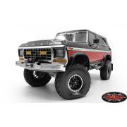 RC4WD lier voorbumper met LED-verlichting voor Traxxas TRX-4 79 Bronco Ranger XLT (zilver) RC4VVVC0607