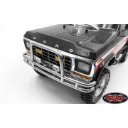 RC4WD Rhino voorbumper met IPF verlichting voor Traxxas TRX-4 79 Bronco Ranger XLT (zilver)