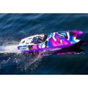 Traxxas DCB M41 Catamaran Raceboot TQi TSM, Paars