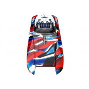 Traxxas DCB M41 Catamaran Raceboot TQi TSM, Rood/Blauw