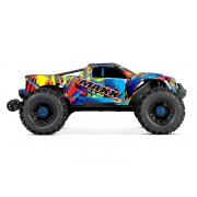 Traxxas Wide Maxx V2 1/10 4WD Brushless Electric Monster Truck, VXL-4S, TQi - Rock & Roll