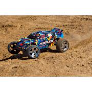 Traxxas Rustler XL-5 electro truggy RTR Blauw TRX37054-4B zonder Accu en Lader