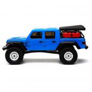 Axial 1/24 SCX24 Jeep JT Gladiator 4WD Rock Crawler Brushed RTR, Blauw AXI00005T2