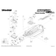 Bouwtekeningen Traxxas Rustler 4X4 VXL