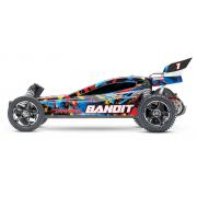 Traxxas BANDIT 1/10 XL-5 2WD TQ 2.4GHZ Rood TRX24054-4R zonder Accu en Lader trxblack