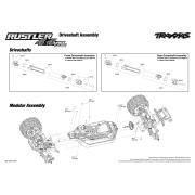 Bouwtekeningen Traxxas Rustler 4X4 VXL