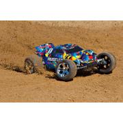 Traxxas Rustler XL-5 electro truggy RTR Blauw TRX37054-4B zonder Accu en Lader
