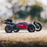 Arrma 1/8 TYPHON 3S BLX 4WD Brushless Buggy met Spektrum RTR, Rood (ARA102722)