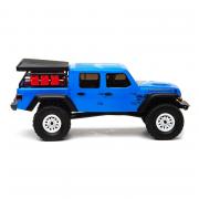 Axial 1/24 SCX24 Jeep JT Gladiator 4WD Rock Crawler Brushed RTR, Blauw AXI00005T2