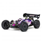 Arrma 1/8 TLR Tuned TYPHON 4WD-rollerbuggy, roze/paars