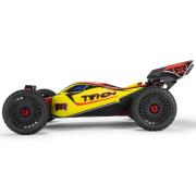 Arrma ARA4206V4T2 1/8 TYPHON MEGA 665 4X4 RTR Brushed Buggy, Geel