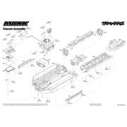 Bouwtekeningen Traxxas Maxx V2 langer chassis