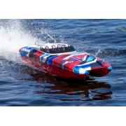 Traxxas DCB M41 Catamaran Raceboot TQi TSM, Rood/Blauw