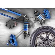 Traxxas Rustler VXL 4X4 ULTIMATE Blauw zonder accu en lader TRX67097-4BLUE