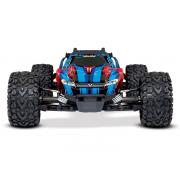 Traxxas Rustler 4X4 VXL Brushless Stadium Truck RTR TSM 2.4Ghz TRX67076-4 zonder batterij en lader Solar Flare