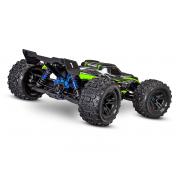 Traxxas Sledge: 1/8 4WD Groen borstelloze elektrische monstertruck met TQi 2,4 GHz Traxxas Link-enabled radiosysteem en