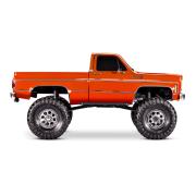 Traxxas TRX-4 Scale and Trail Crawler met Chevrolet K10 Truck Body Metalic Koper uit 1979: 4WD elektrische truck met TQi