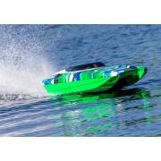 Traxxas DCB-M41 widebody 40\" Catamaran van Traxxas TRX57046-4GRNX Groen-X zonder lader en accu