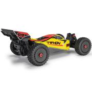 Arrma ARA4206V4T2 1/8 TYPHON MEGA 665 4X4 RTR Brushed Buggy, Geel