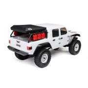 Axial 1/24 SCX24 Jeep JT Gladiator 4WD Rock Crawler brushed RTR, Wit AXI00005V2T4