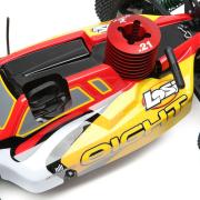 Losi 1/8 8IGHT 4X4 Nitro Buggy RTR, Red/Yellow