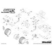 Bouwtekeningen Traxxas Bandit VXL