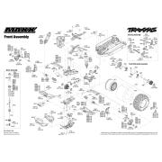 Bouwtekeningen Traxxas Maxx V2 langer chassis