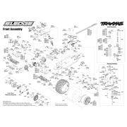 Bouwtekeningen Traxxas Sledge