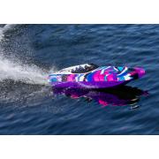 Traxxas DCB M41 Catamaran Raceboot TQi TSM, Paars