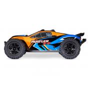 Traxxas Rustler 4X4 TQ 2.4GHz LED-lampjes (incl. batterij/oplader) - Oranje TRX67064-61ORNG