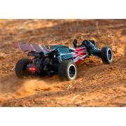 Traxxas Bandit TQ 2,4GHz LED-lampjes (incl. batterij/12v oplader) - Zwart/Rood