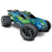 Traxxas Rustler 4X4 VXL Brushless Stadium Truck RTR TSM 2.4Ghz TRX67076-4 zonder batterij en lader Solar Flare