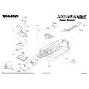 Bouwtekeningen Traxxas Rustler 4X4 BL-2S