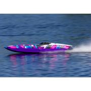 Traxxas DCB M41 Catamaran Raceboot TQi TSM, Paars