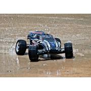 Traxxas Rustler XL-5 electro truggy RTR Blauw TRX37054-4B zonder Accu en Lader