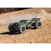 Traxxas Sledge: 1/8 4WD Groen borstelloze elektrische monstertruck met TQi 2,4 GHz Traxxas Link-enabled radiosysteem en