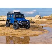 TRAXXAS TRX-4M 1/18 Schaal en Trail Crawler Land Rover 4WD Elektrische Truck met TQ Blauw TRX97054-1BLUE