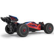 Arrma ARA4206V4T3 1/8 TYPHON MEGA 665 4X4 RTR Brushed Buggy, Rood