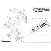 Bouwtekeningen Traxxas Rustler 4X4 BL-2S