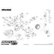 Bouwtekeningen Traxxas Rustler 4X4 XL-5