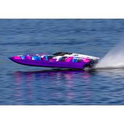 Traxxas DCB M41 Catamaran Raceboot TQi TSM, Paars